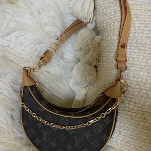 🌟Luxury Designer Brown and Tan Shoulder Bag